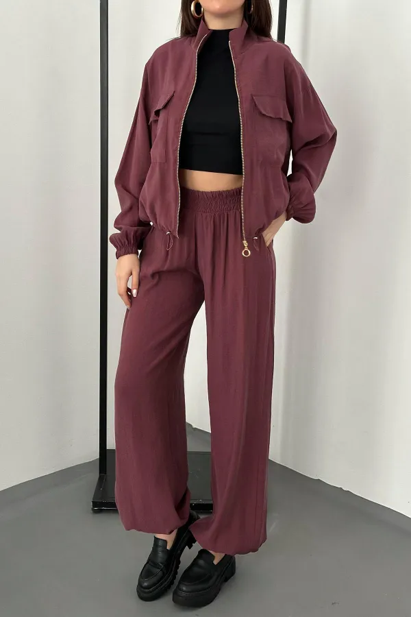 Toptan Mürdüm İkili Modal Takım