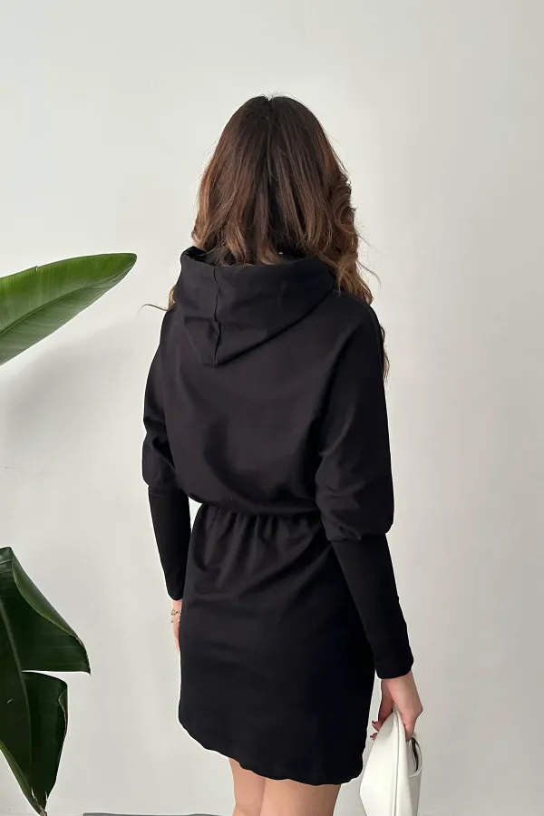 Toptan Siyah Sweatshirt Spor Elbise