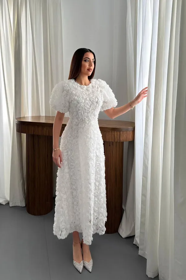 Robe rose blanche en gros