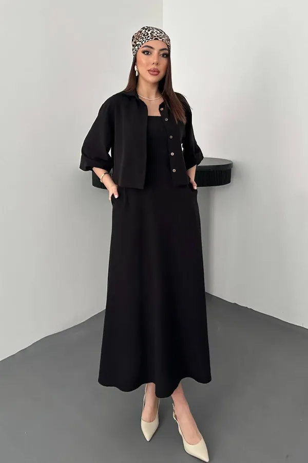 Wholesale Black Strappy Dresses and Shirts