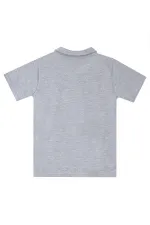 Ensemble polo et short pour garçon à motif requin