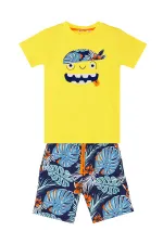 Hawai Korsan Erkek Çocuk T-shirt Şort Takım