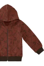 Sweat-shirt noir pour bébé garçon à motifs animaux