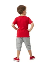 Kahkaha Erkek Çocuk T-shirt Kapri Şort Takım