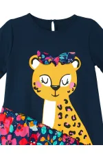 Süslü Leo Kız Çocuk Elbisesi