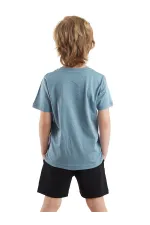 Korsan Dinolar Erkek Çocuk T-shirt Şort Takım