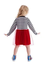 Kokoş Kız Tüllü Yılbaşı Kırmızı Elbise