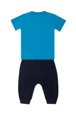 Astronot Erkek Çocuk T-shirt Kapri Şort Takım