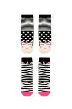 Zebracorn Girls' 2-Pack Ankle Socks