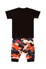 Stay Wild Erkek Çocuk T-Shirt Kapri Şort Takım