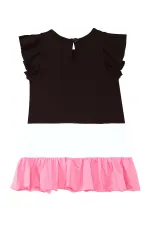 Robe à volants Chat Blanc pour fille