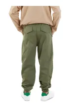 Boys' Stitched Khaki Gabardine Trousers