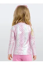 UV Korumalı Deniz Kızı Kız Çocuk Mayo T-shirt