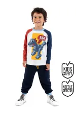 Bricks Dino Erkek Çocuk T-shirt Pantolon Takım