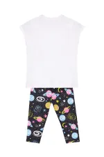 Uzayda Unicorn Kız Çocuk T-Shirt Tayt Takım