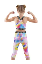 Batik Kız Çocuk Crop Top Spor Tayt Takım