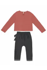 Ceylan Kız Çocuk T-shirt Pantolon Takımı