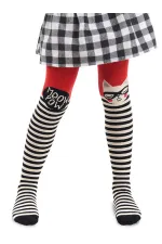 Miyav Pow Kız Çocuk Dantelli Çorap