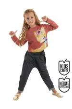 Ceylan Kız Çocuk T-shirt Pantolon Takımı