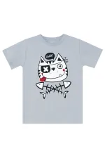 Ahoy Kedi Erkek Çocuk T-shirt Şort Takım