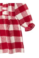 Black Rabbit Plaid Girl's Dress