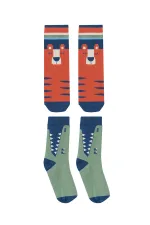 Hayvanlar Erkek Çocuk 2'li Soket Çorap