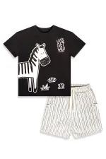 Zebra Erkek Çocuk T-shirt Şort Takım