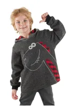 Dino Erkek Çocuk Kapüşonlu Sweat
