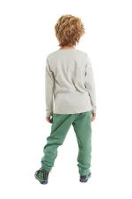 Canavar Kamyon Erkek Çocuk T-shirt Pantolon Takım