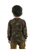 Skateboard Dino Boy's Romantic Sweater