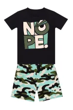 Ensemble t-shirt et short Nope Boys