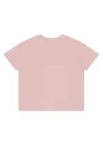 Ensemble t-shirt et short rose oversize pour fille
