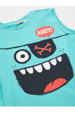 Ahoy Erkek Çocuk T-shirt Kapri Şort Takım