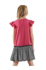 Robe d'été fuchsia Kitty Girl