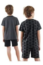 Yıldızlı Dino Erkek Çocuk 2'li Pijama Takımı