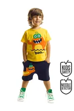 Lake Monster Erkek Çocuk T-shirt Şort Takım