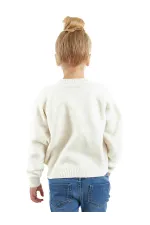 Girl's Knitted Cardigan with Toys