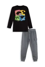 Dinolar Erkek Çocuk T-shirt Pantolon Takım