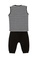 Kuru Kafa Erkek Çocuk T-shirt Kapri Şort Takım