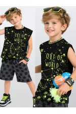 Out Of World Erkek Çocuk T-shirt Şort Takım
