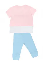 Hayat Eğlencelidir Kız Çocuk T-shirt Tayt Takım