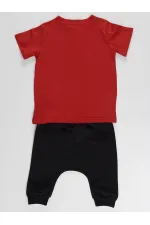 Hi Ponçik Boys' T-shirt and Shorts Set