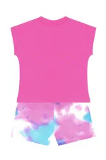 Yıldızlı Batik Kız Çocuk T-shirt Şort Takım