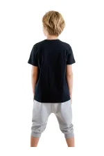 Catch Wave Erkek Çocuk T-shirt Kapri Şort Takım