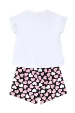 Cute Owl Girl's T-shirt and Shorts Set