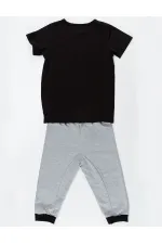 4 Cars Erkek Çocuk T-shirt Kapri Şort Takım