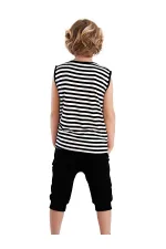 Kuru Kafa Erkek Çocuk T-shirt Kapri Şort Takım