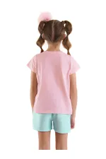 Ensemble T-shirt et short pour fille sirène