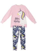 Unicorn Kız Çocuk Sweat Tayt Takım