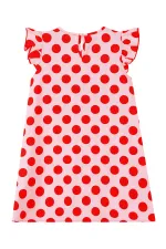 Robe en popeline rose Chubby Cat Girl